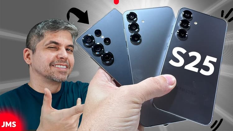 Youtube Video NOVOS Samsung Galaxy S25, S25 Plus e S25 Ultra: O QUE MUDOU? OPINIÃO SINCERA!