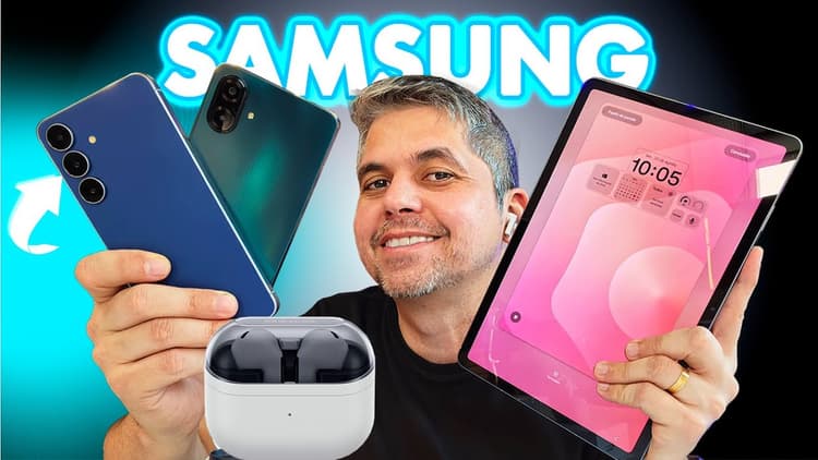 Youtube Video Galaxy S25 FE / Tab S11 / Buds 3 FE : A Samsung CONSEGUIU ME SURPREENDER?