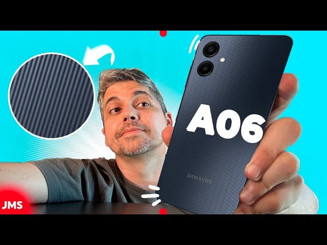 Galaxy A06: VALE A PENA? O Celular Bom e Barato da Samsung!