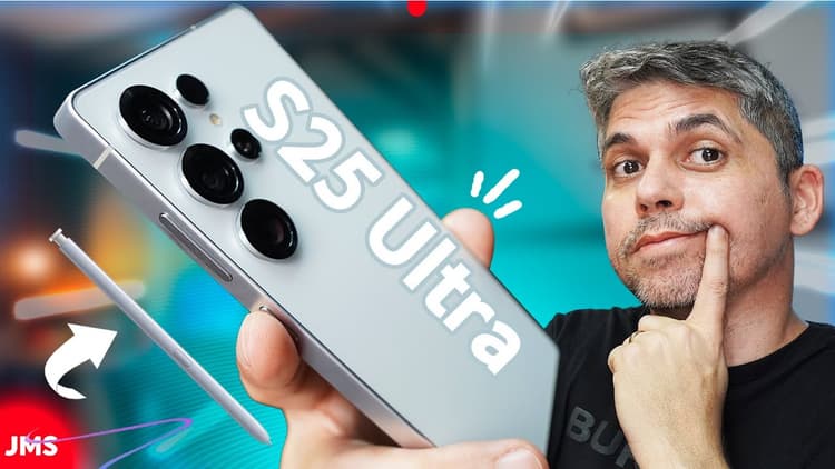 Youtube Video Samsung Galaxy S25 ULTRA: UNBOXING e PRIMEIRAS IMPRESSÕES!!