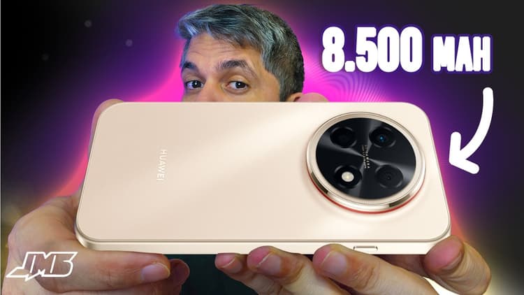 Youtube Video Huawei Nova 15 Max: 8.500 mAh. Isso NÃO é Normal.