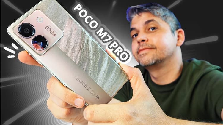 Youtube Video POCO M7 Pro 5G: BONITO, PREÇO JUSTO com CÂMERA BOA? (Unboxing e Impressões)