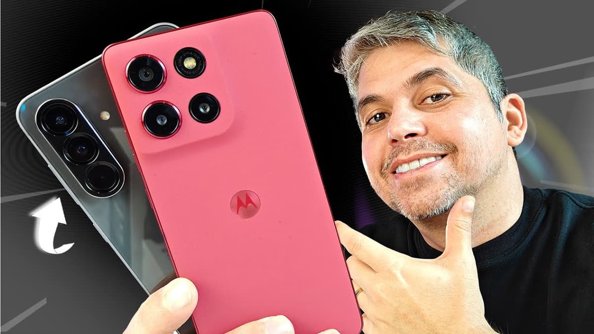 GALAXY A56 vs MOTO G86 / COMPARATIVO E TESTE DE CÂMERAS!