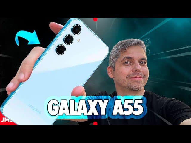 Youtube Video Galaxy A55: O Celular Intermediário Bom e Barato da Samsung